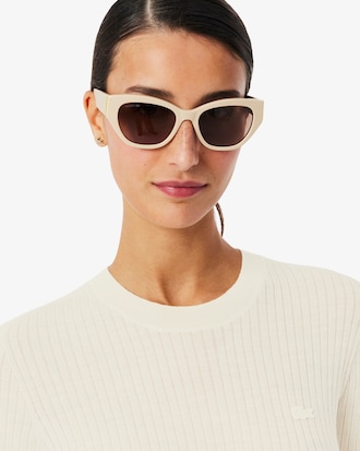 Women's Short Sleeve Merino Wool Rib Knit Sweater