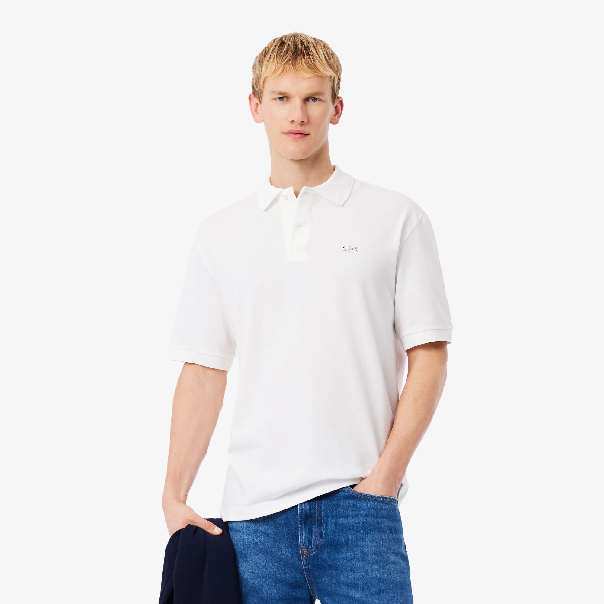 Men's Loose Fit Heavy Piqué Polo - Polo Shirts - New In 2026 | Lacoste