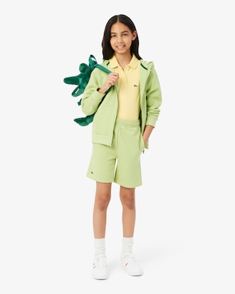 Girls' Scalloped Collar Piqu&eacute; Polo