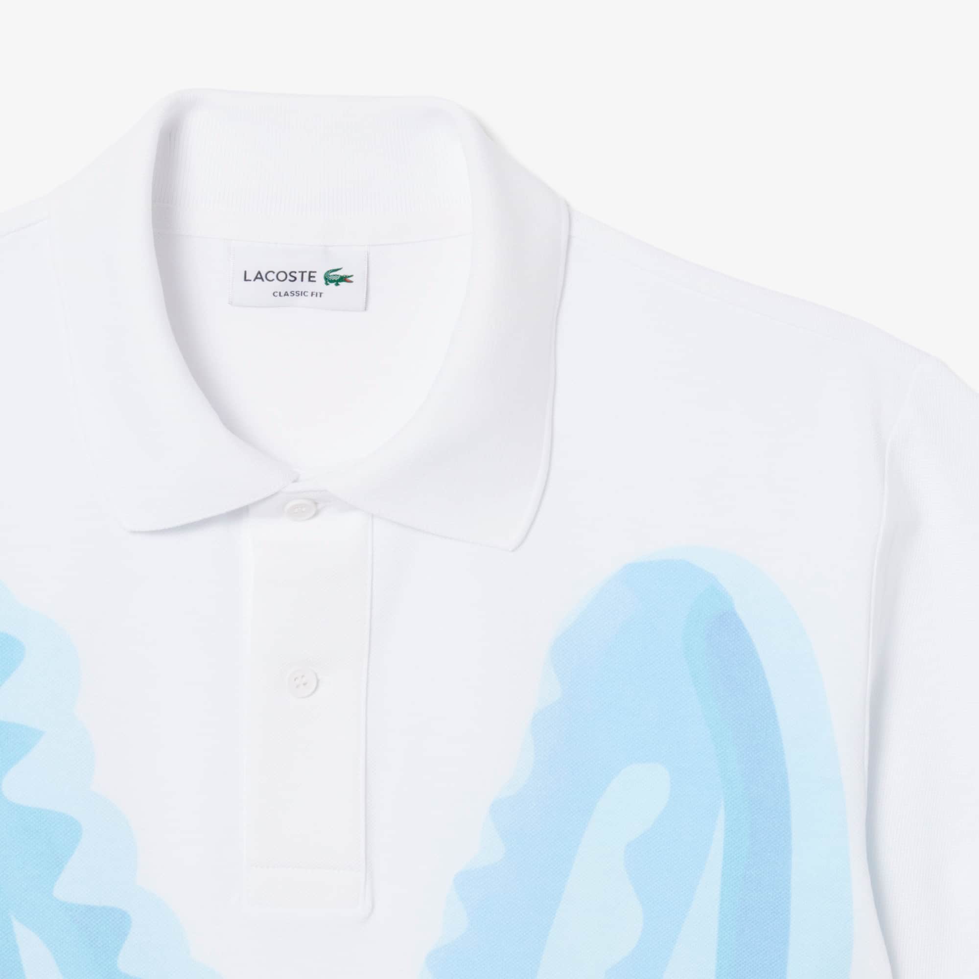 Classic Fit Printed Piqué Polo