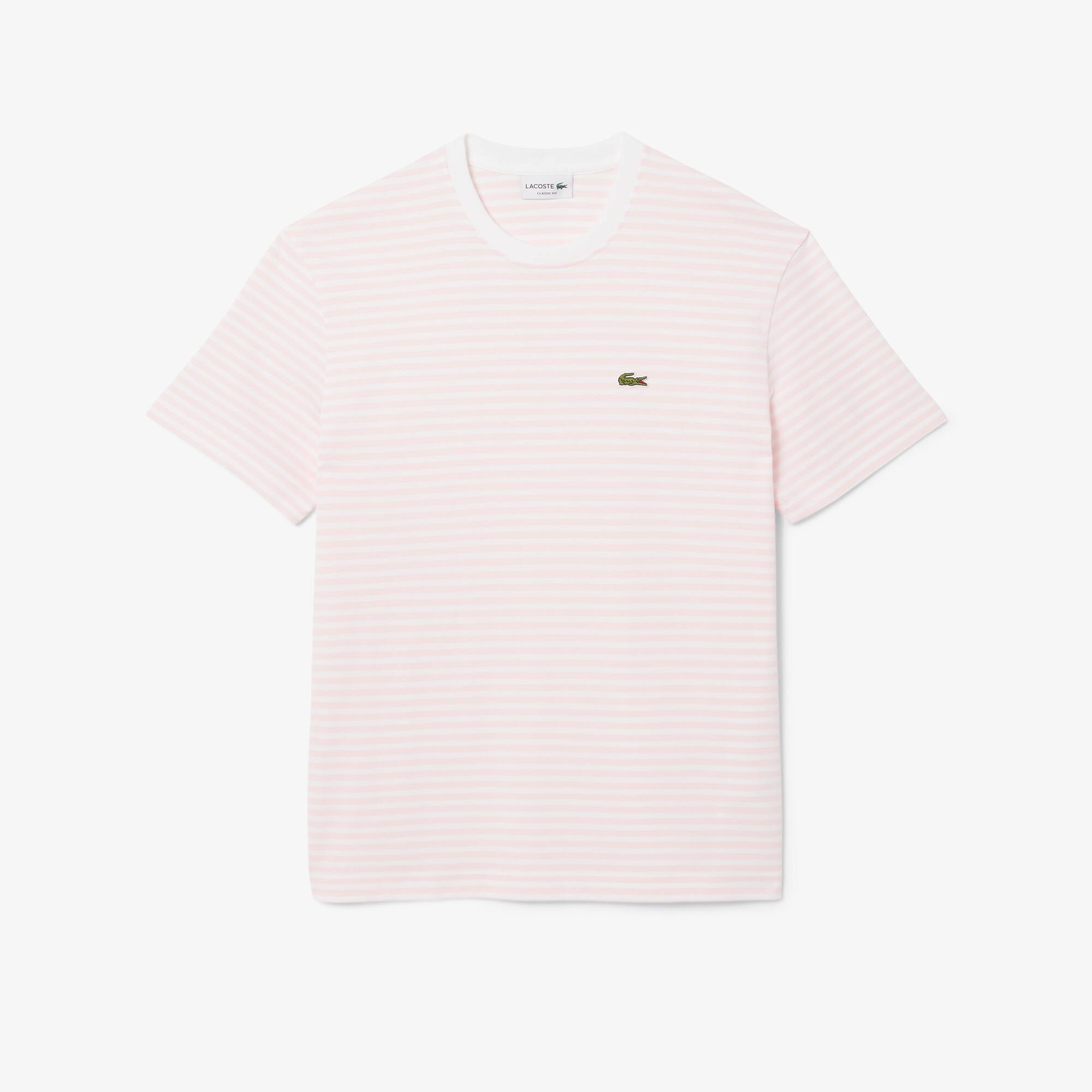 Men's Striped Heavy Cotton T-Shirt - T-shirts - New In 2026 | Lacoste