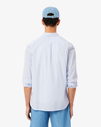 Regular Fit Plaid Poplin Shirt
