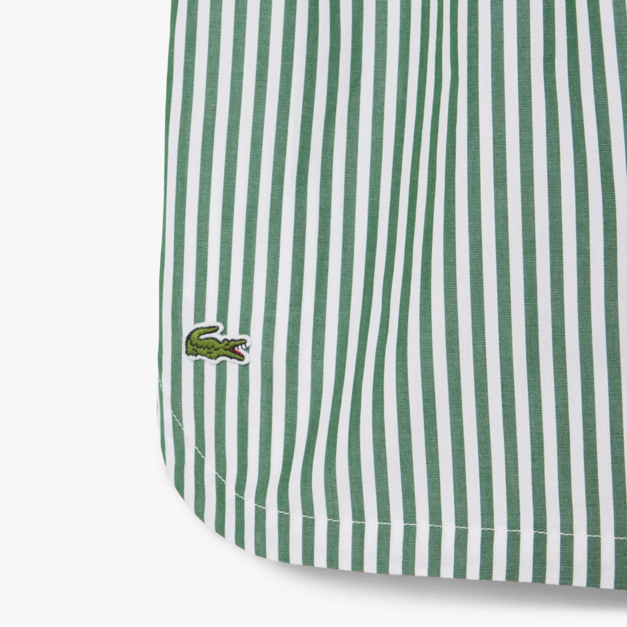 Oversized Striped Poplin Pajama Set