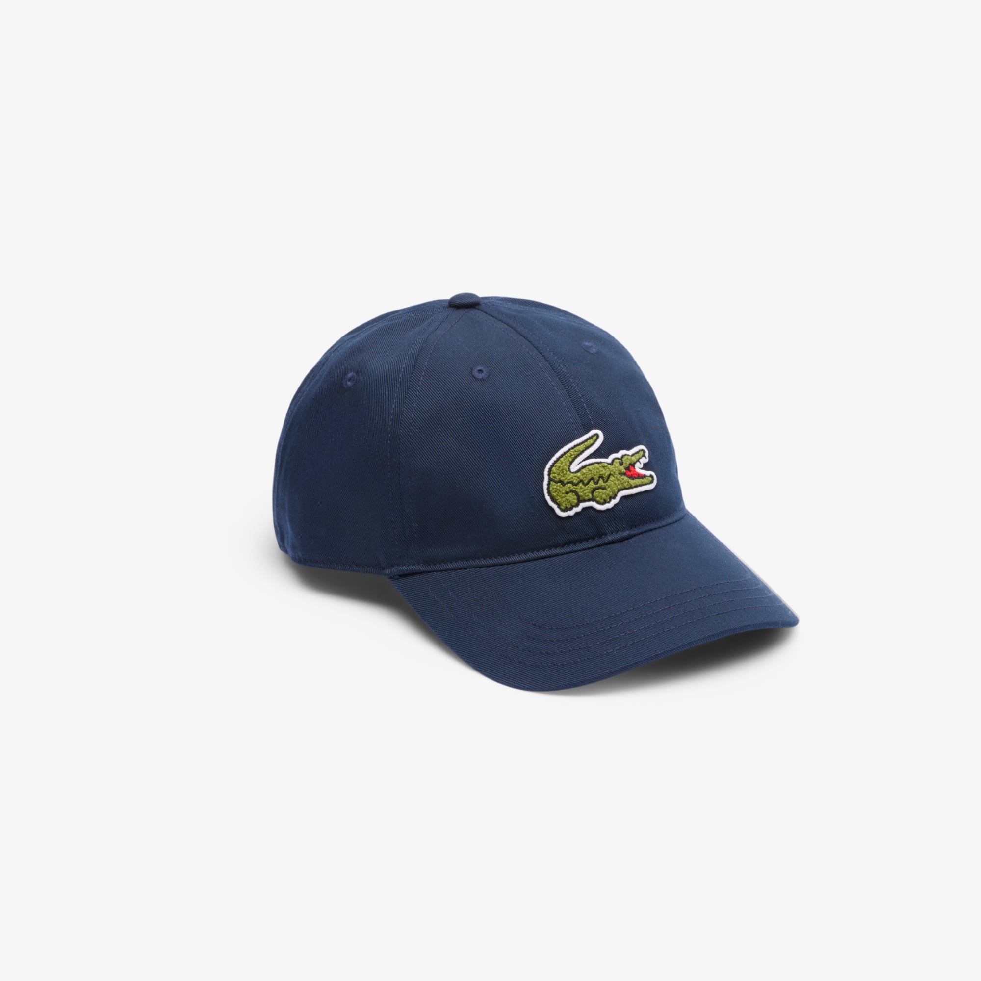 Unisex Crocodile Badge Cotton Twill Cap - Caps & Hats - New