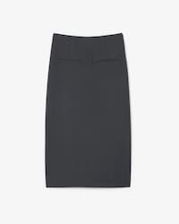 Runway Flap Detail Midi Skirt