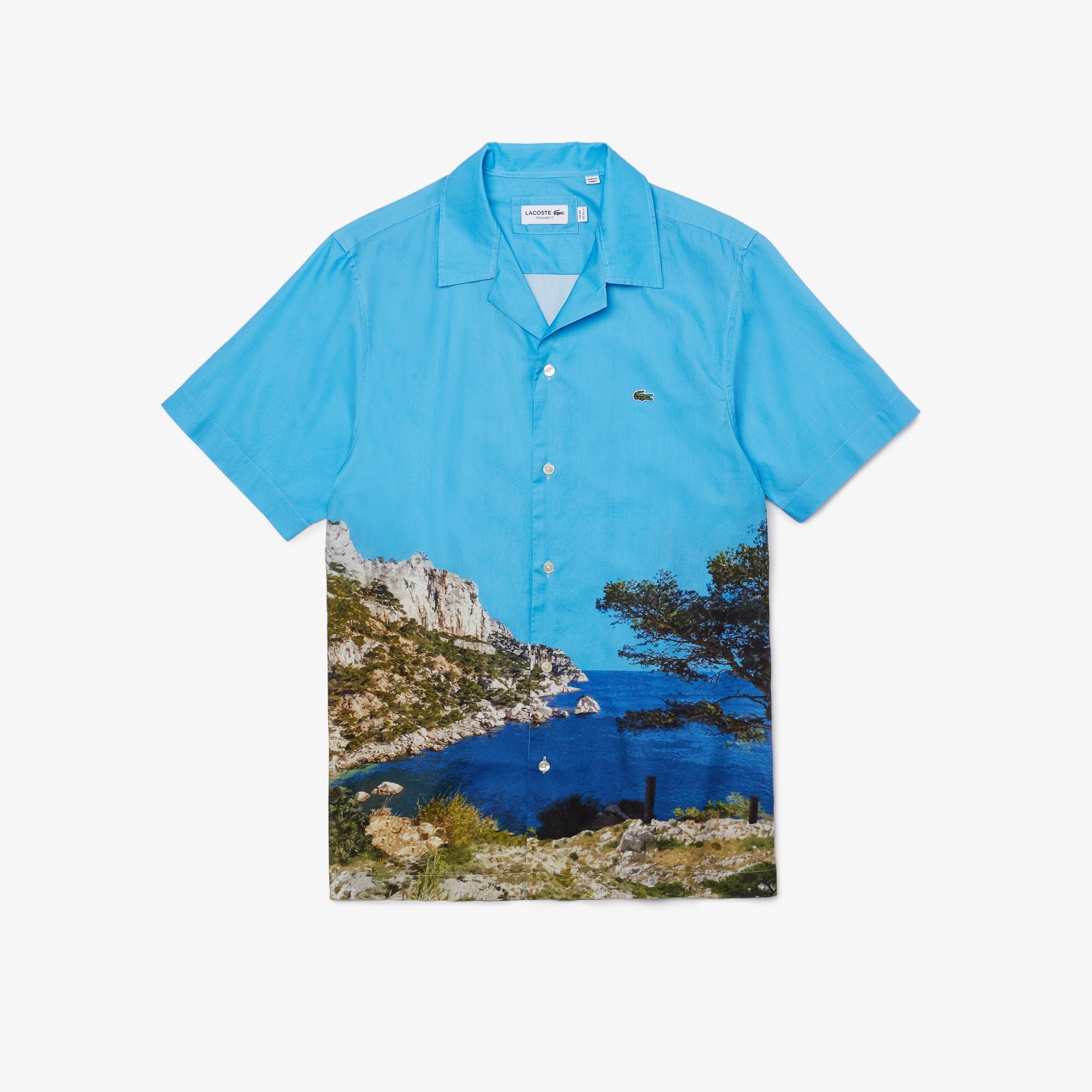 Men's Printed Cotton Shirt - Button Down Shirts - New In