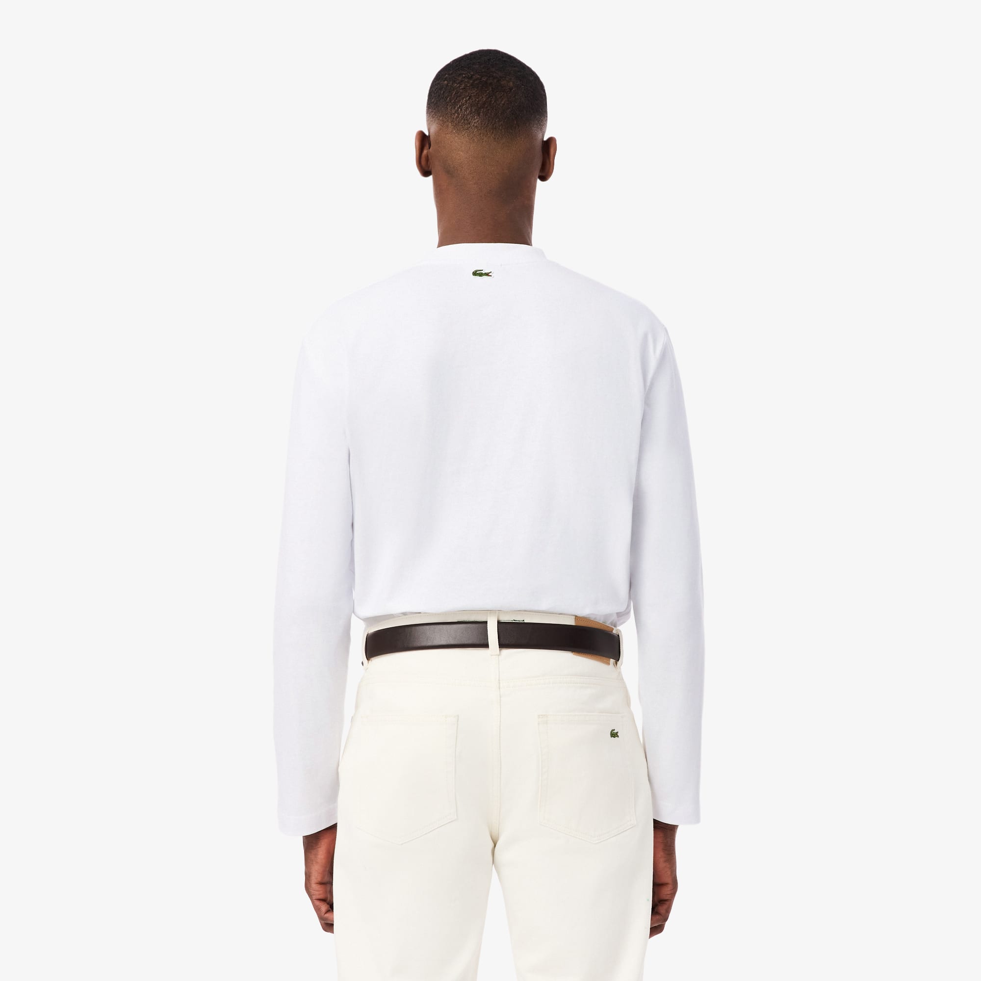 Relaxed Fit Long Sleeved Heavy Cotton T-Shirt