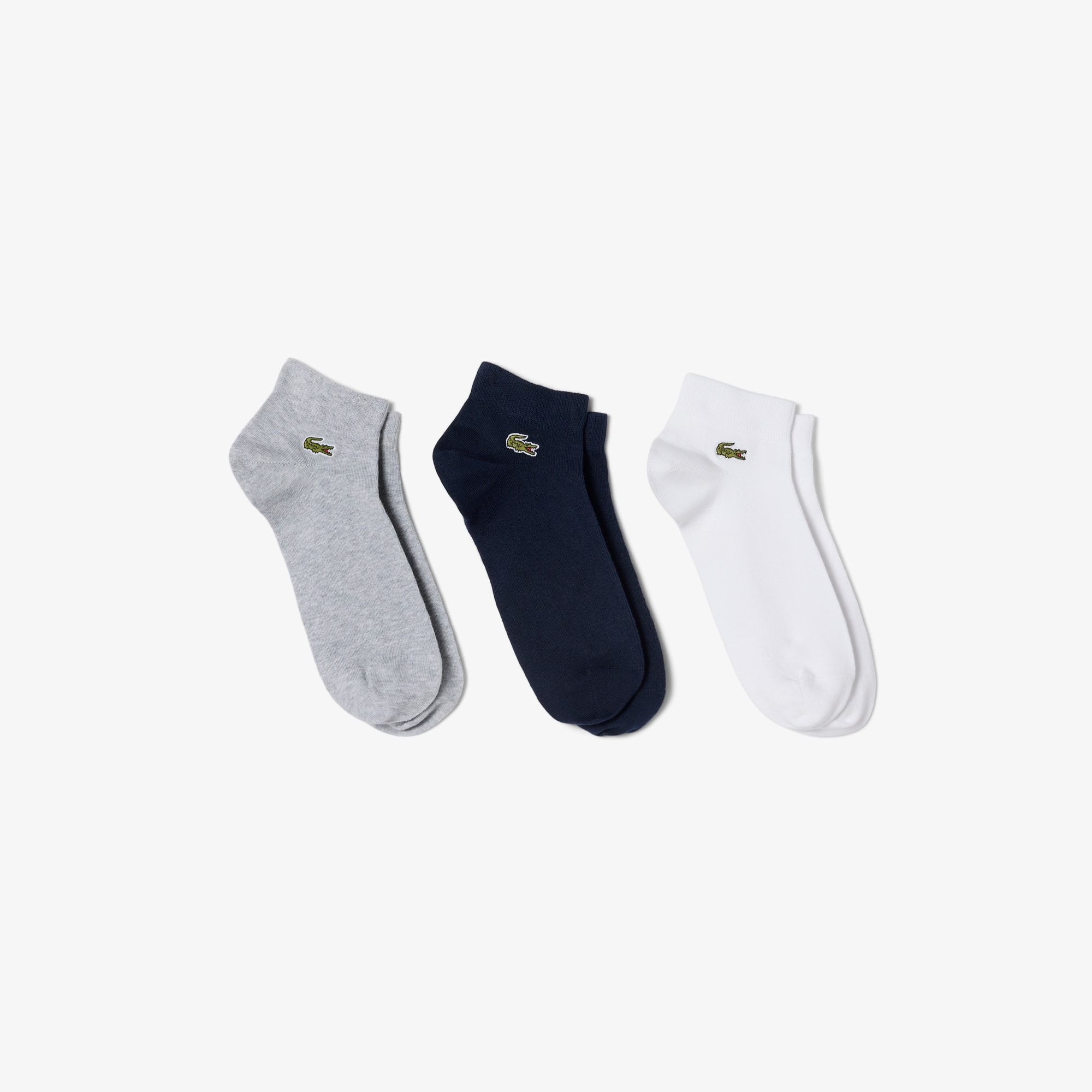 Lacoste Unisex 3-Pack Ankle Socks