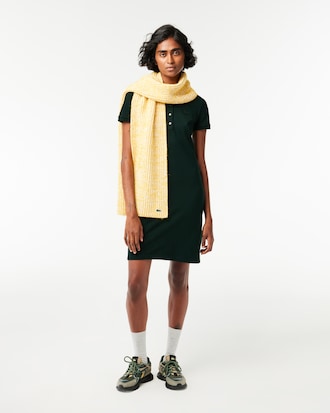 Women's Slim Fit Stretch Mini Piqué Polo Dress