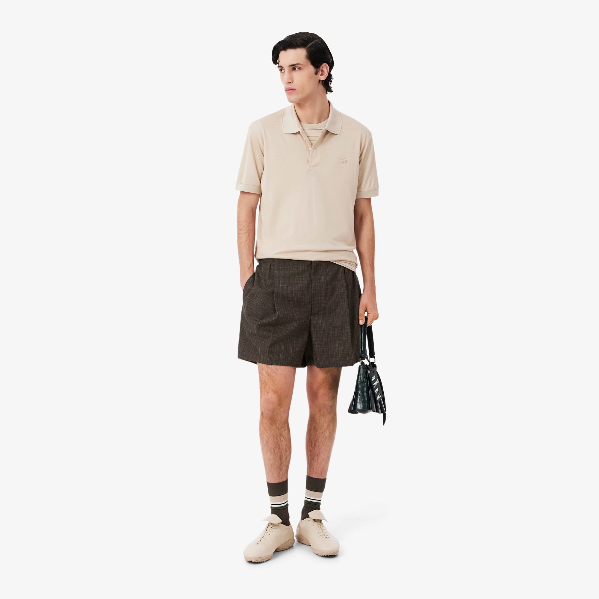 Runway Tailored Wool Bermuda Shorts