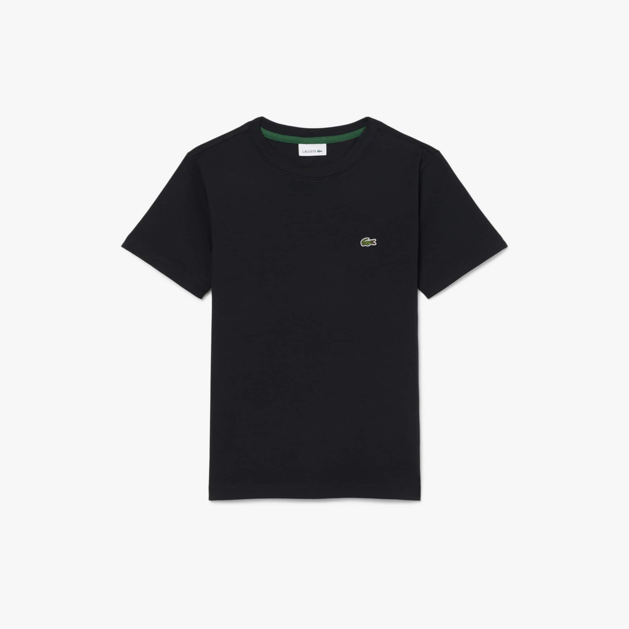 Lacoste Unisex Cotton Crew Neck T-shirt - 10 Years In Black