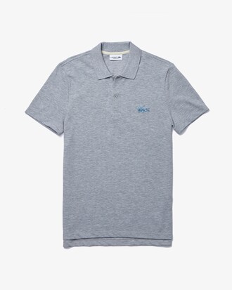 Polo Lacoste de corte regular en piqu&eacute; de algod&oacute;n con insignia para hombre
