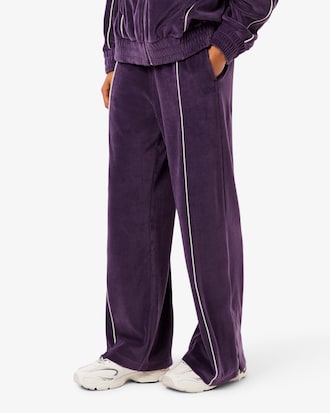 Women's Trim Accent Velour Sweatpants