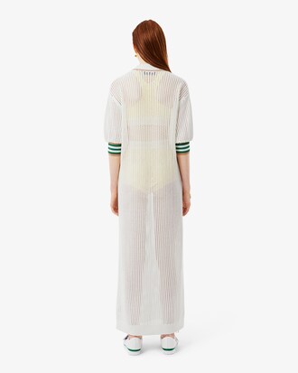 Women's Runway Polo Collar Knit Dress