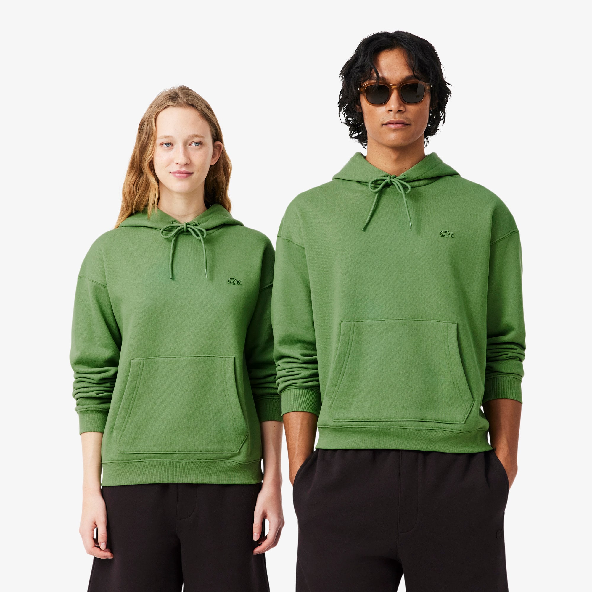 Lacoste Unisex Heavy Fleece Hoodie