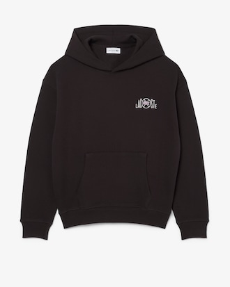 Sudadera de forro polar con m&uacute;ltiples estampados