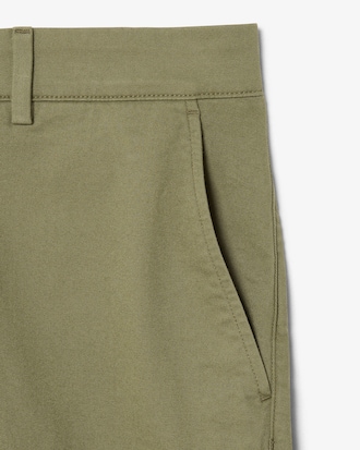 Regular Fit Stretch Cotton Chino Bermuda Shorts