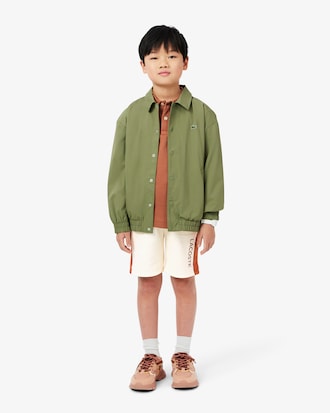 Shorts de tela con Color Block para ni&ntilde;os