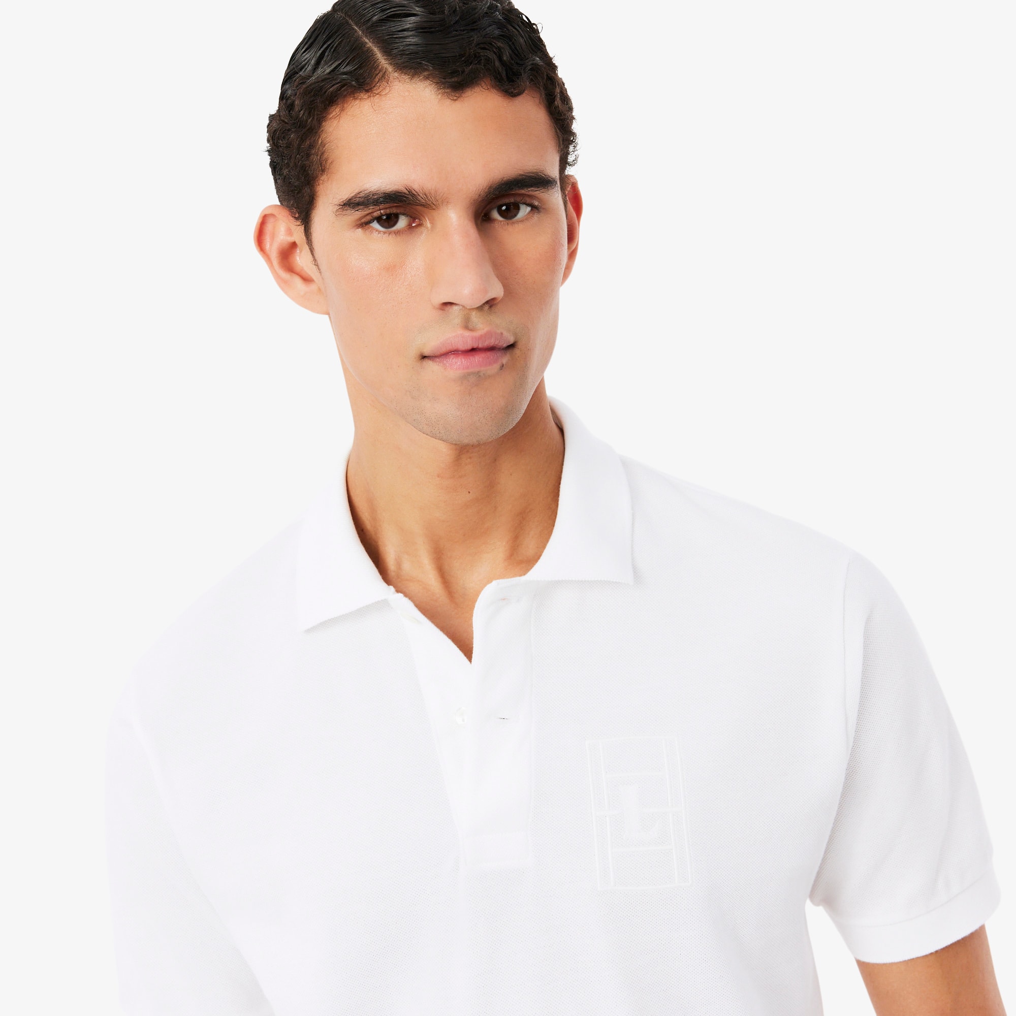 Classic Fit Embroidery Detail Petit Piqué Polo - Polo Shirts - New