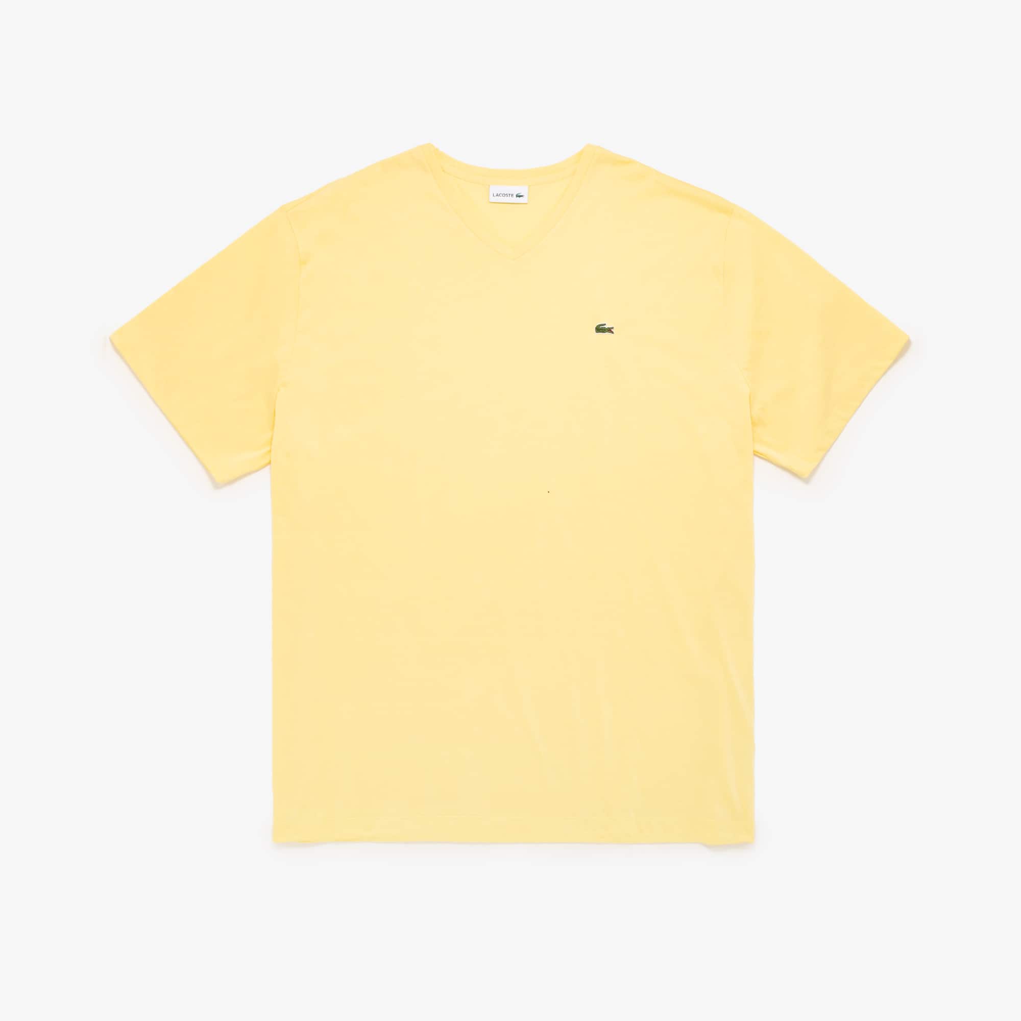 Men's Big Fit V-Neck Pima T-Shirt - T-shirts - New In 2026 | Lacoste