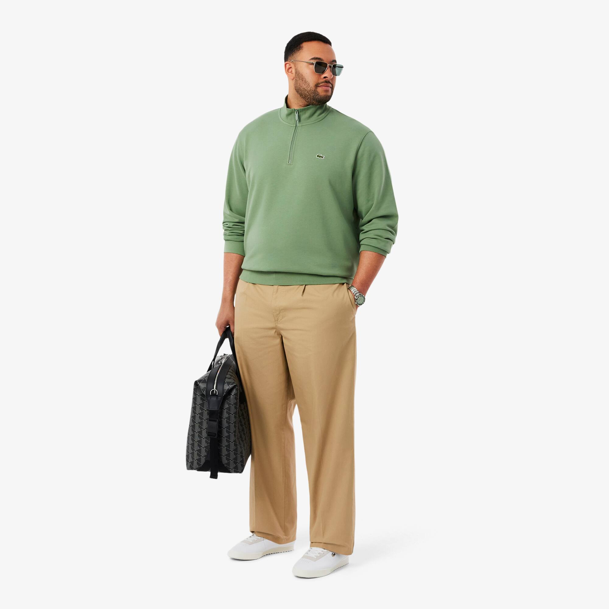 Men's Zip-Up Fleece Sweatshirt - Sweaters & Sweatshirts - New In