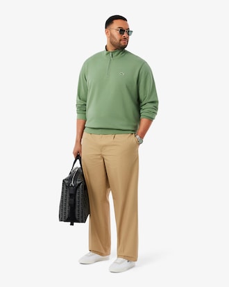 Sudadera polar con cuello alto y Cierre para hombre