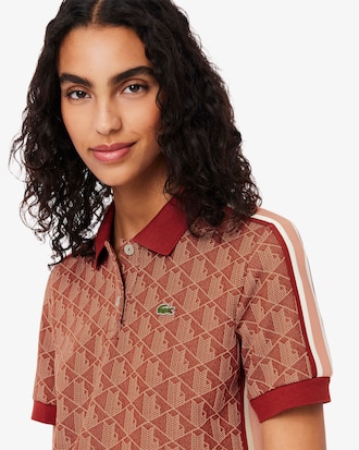 Women's Slim Fit Monogram Polo