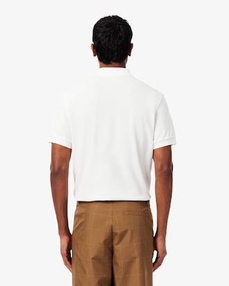 Mini Piqu&eacute; Badge Accent Stretch Golf Polo Shirt