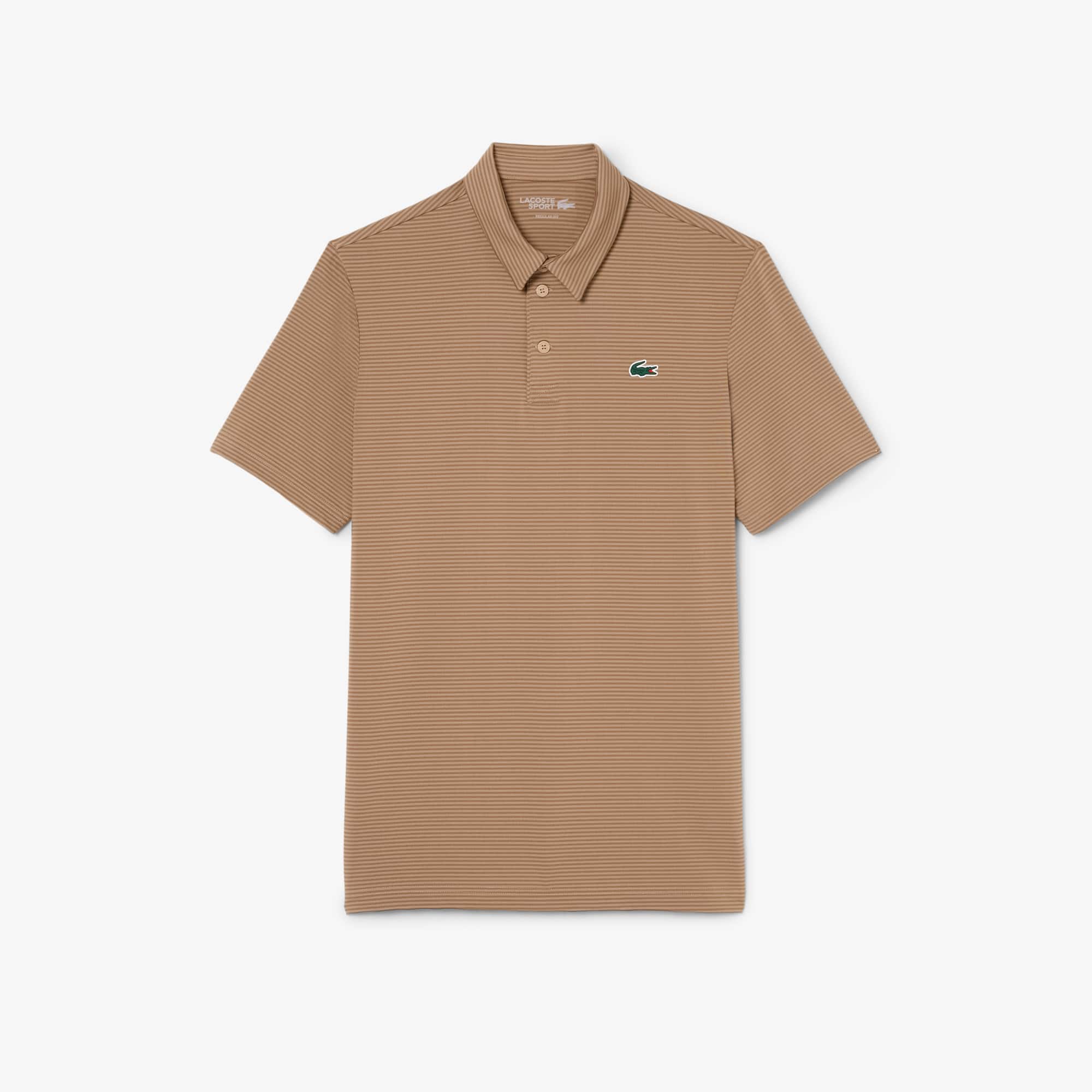 Ultra Dry Striped Golf Polo Shirt