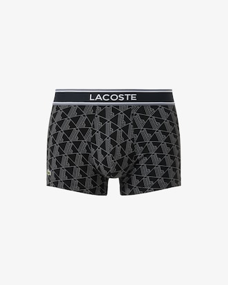 Monogram Print Stretch Cotton Trunks