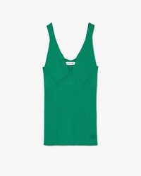 Women's Lacoste Seamless Ribbed Knit Tank Top