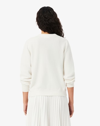 Women's V-Neck Moss Stitch Cotton Cardigan