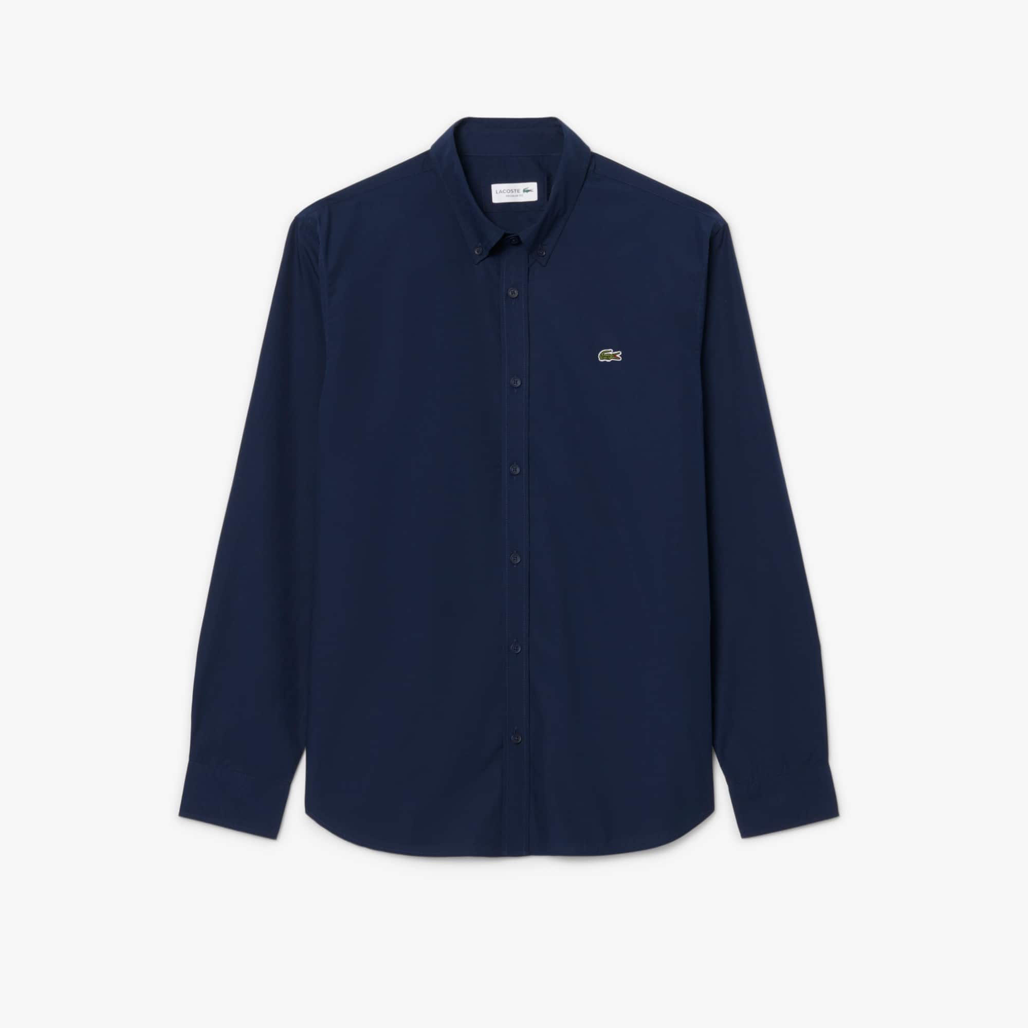 Regular Fit Stretch Poplin Shirt