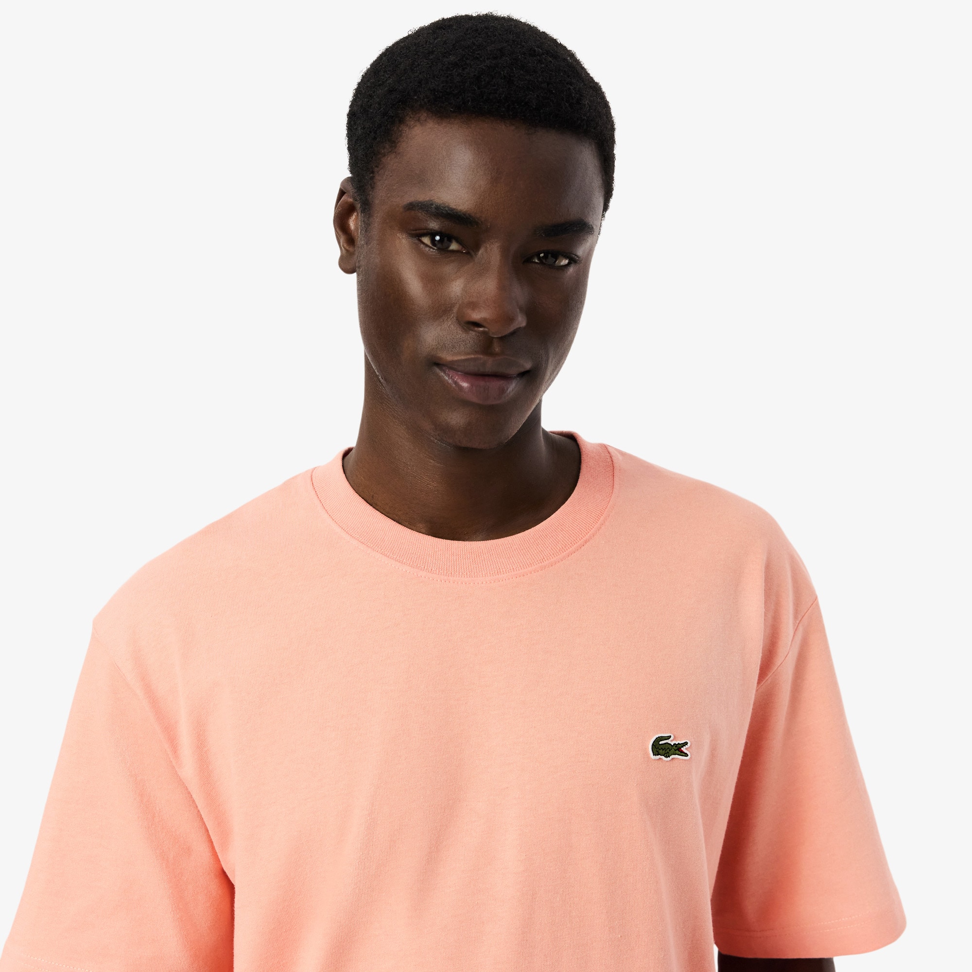 イベントにSalsation Wear V-Tshirt LIGHT BROWN Heavy Cotton Jersey T-Shirt - Men's Collection - New In 2026 | Lacoste