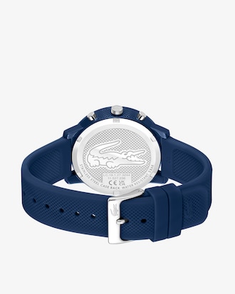 Men's Lacoste.12.12 Chrono Watch Blue Silicone
