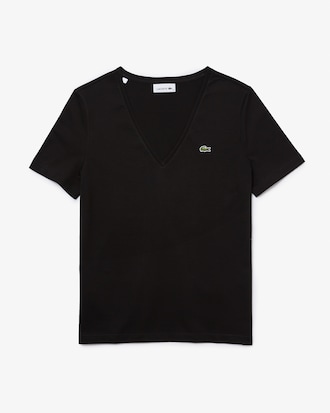 Women&rsquo;s V-Neck Loose Fit Cotton T-Shirt