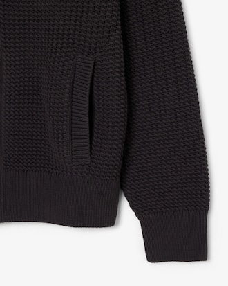 Chunky Knit Textured Jacket