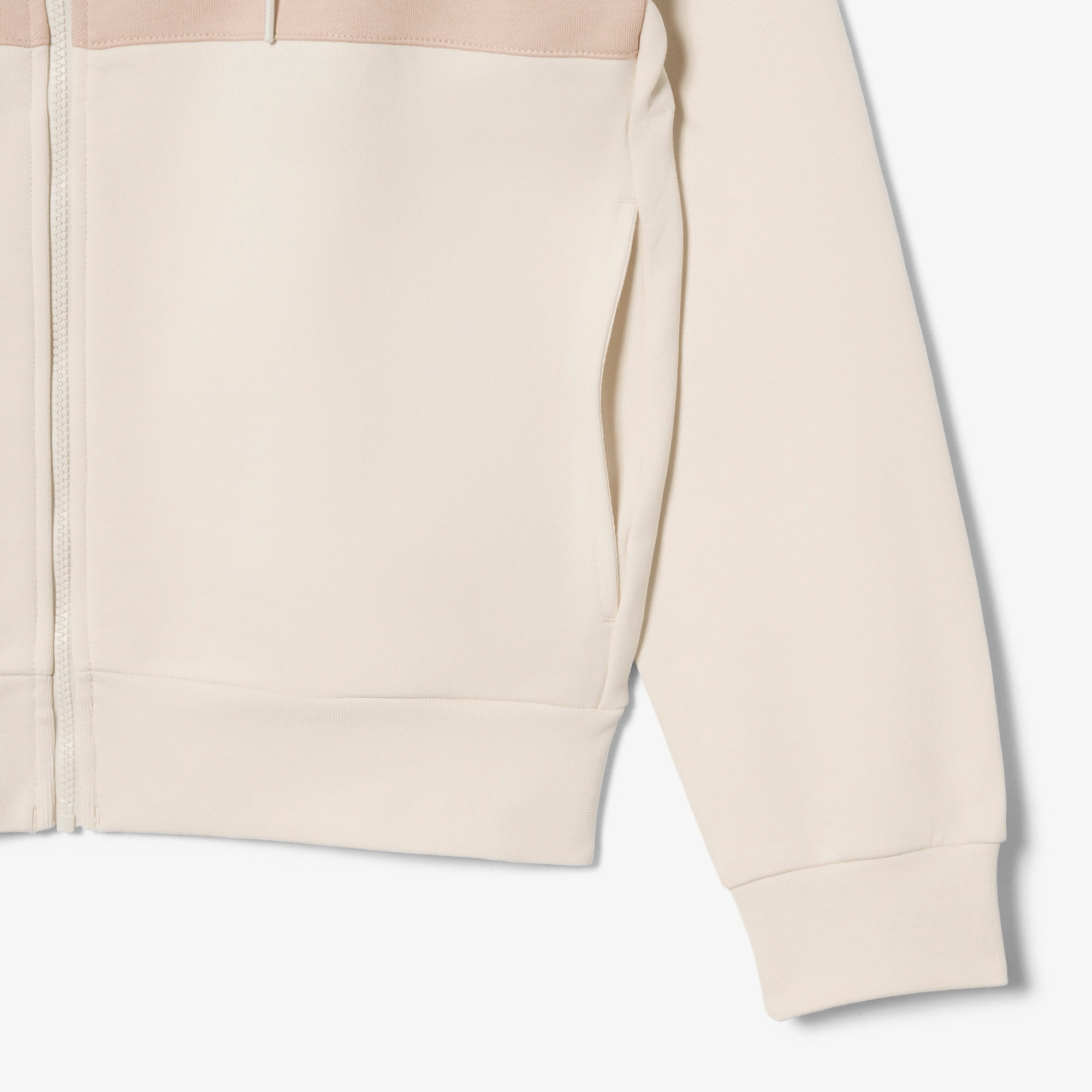 Colour-Block Zipped Hoodie - Sweaters & Sweatshirts - New In 2026