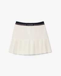 Jupe courte pliss&eacute;e laine m&eacute;lang&eacute;e