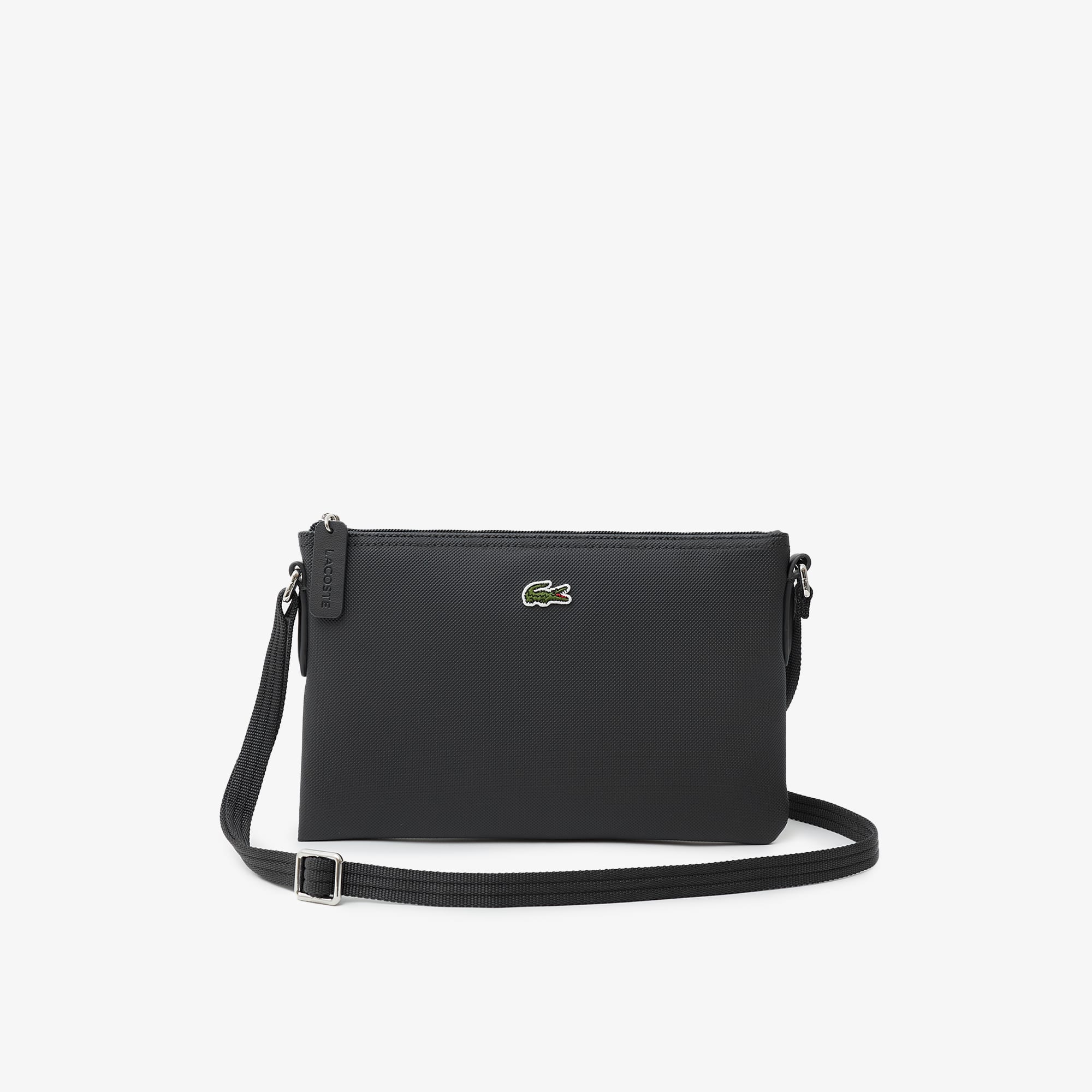 Lacoste L.12.12 Concept Slimline Shoulder Bag - One Size In Black