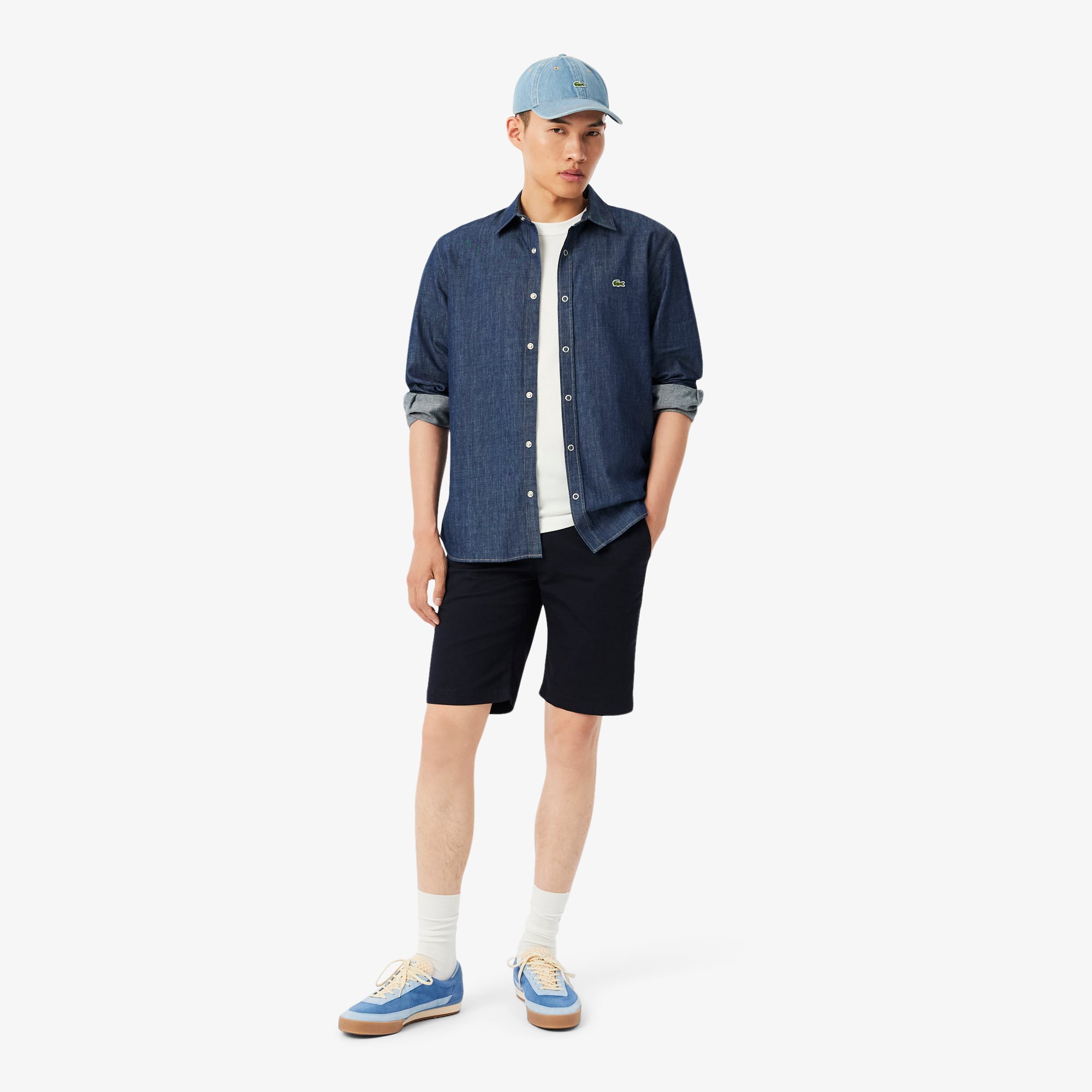 Men's Slim Fit Stretch Cotton Shorts