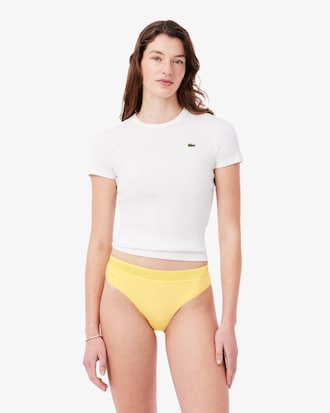 Logo Waist Mesh Briefs