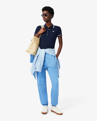 Women's L.12.D Slim Fit Trim Detail Polo