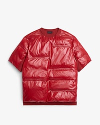 Runway Glossy Padded Taffeta T-shirt