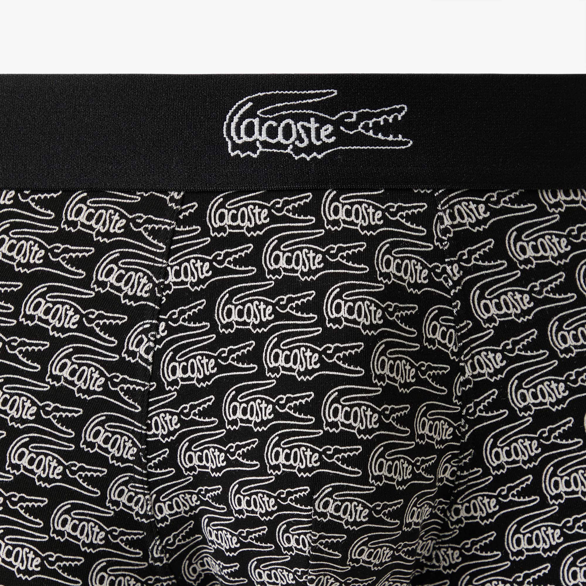 Men's Printed Stretch Cotton Boxer Briefs