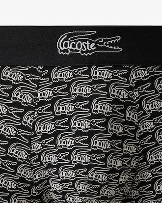 Men's Printed Stretch Cotton Boxer Briefs