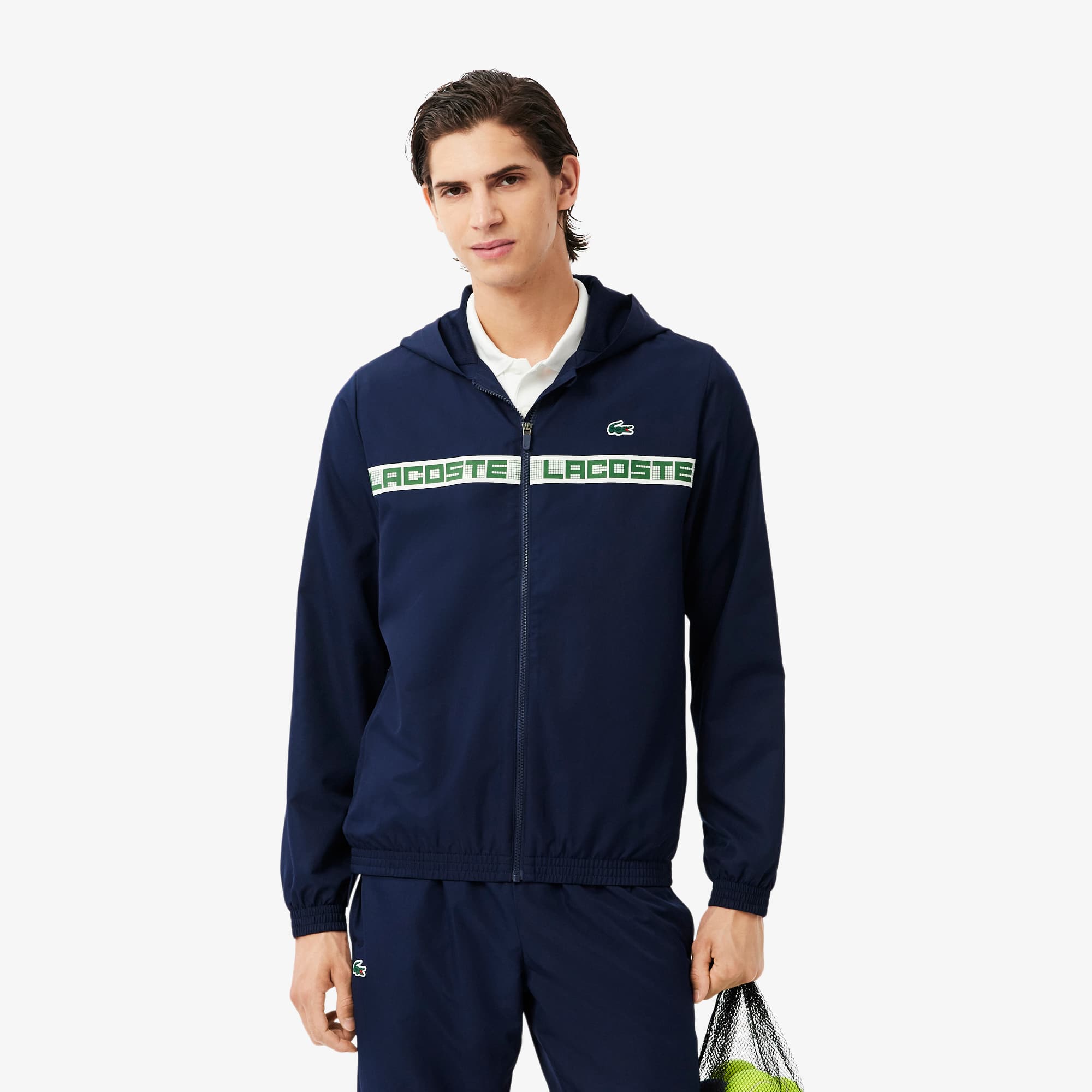 Men's Logo Stripe Tennis Tracksuit - Recycled Materials - New In
