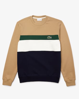 mens sweatshirts two tone crew neck sweatshirts