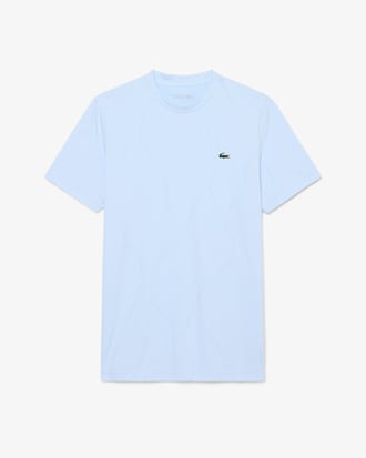 Playera de Tenis con Cocodrilo de Jacquard Ultra Dry