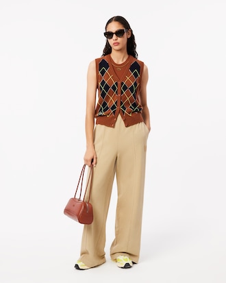 Women's Wide Leg Badge Sweatpants